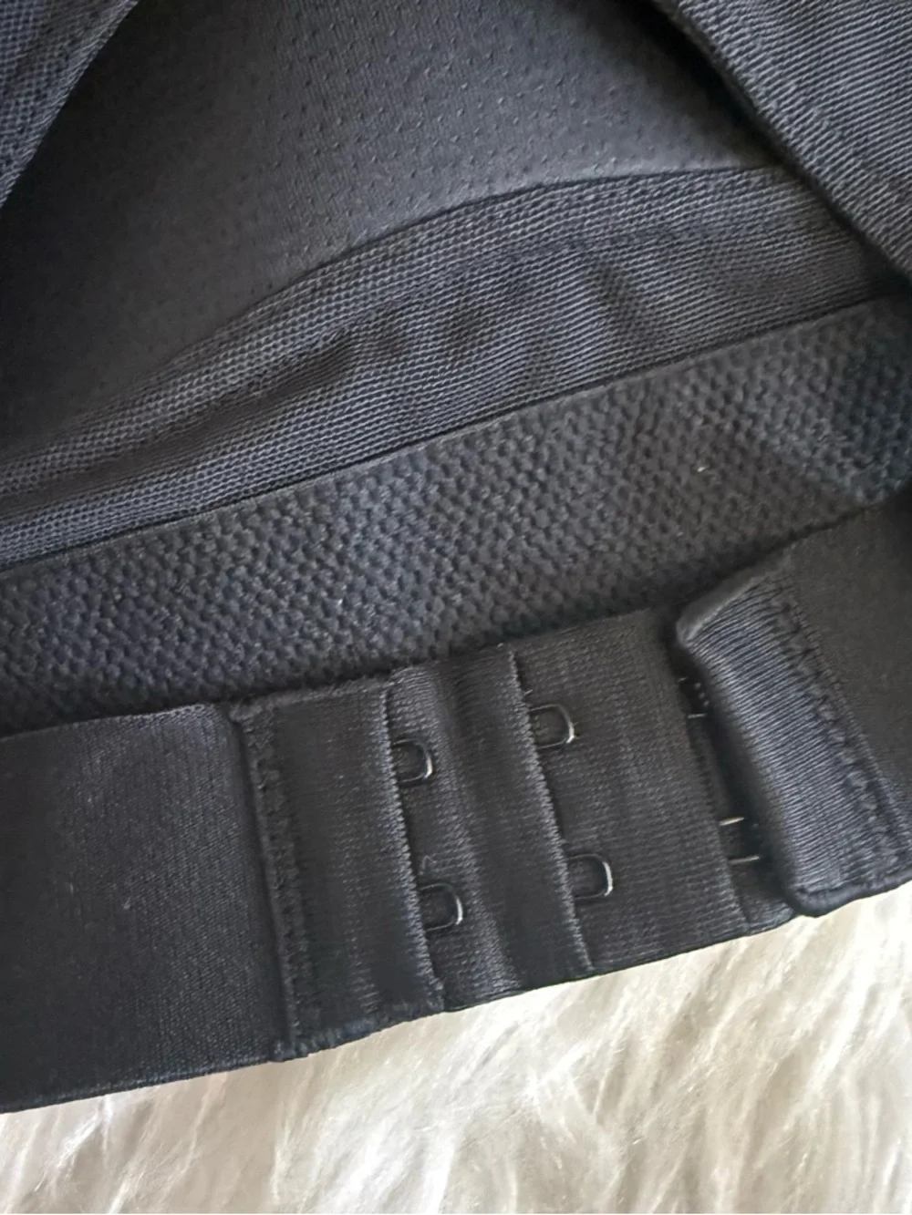 Adidas Black High Support Sports Bra XS Racerback Hook Closure